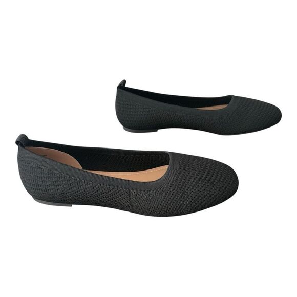 Journee Collection Maryann Black Flats Women’s Size 12 - Picture 4 of 9